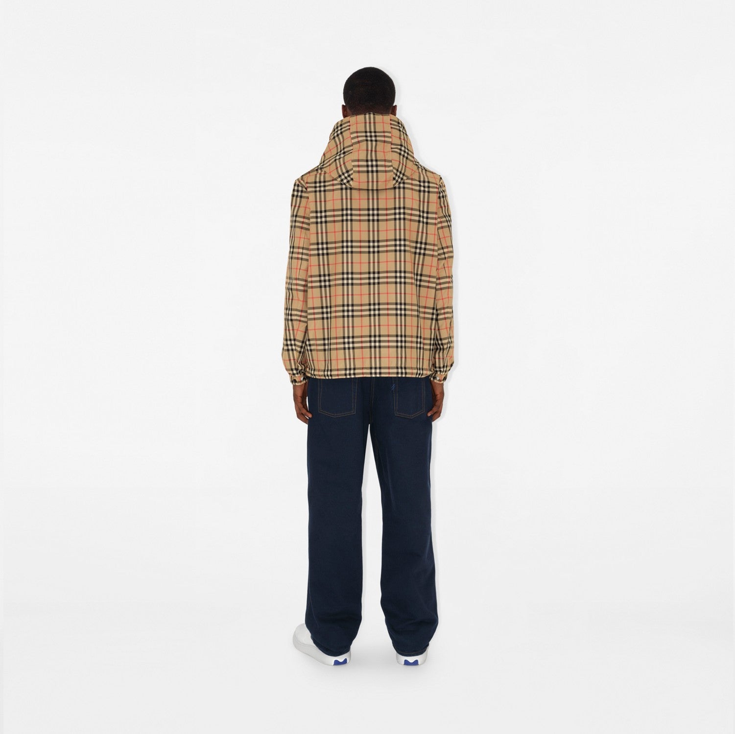 Reversible Check Jacket - Archive beige