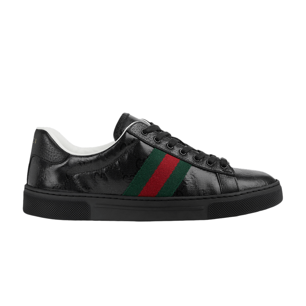 Gucci Wmns Ace 'GG Crystal Canvas - Black'