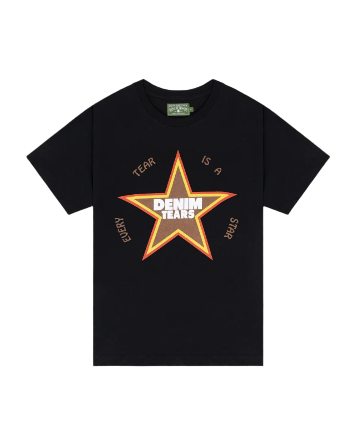 Every Tear Is A Star Tee Black Black