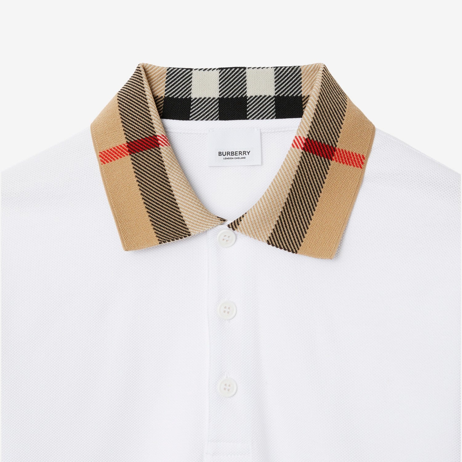 Cotton Polo Shirt - White