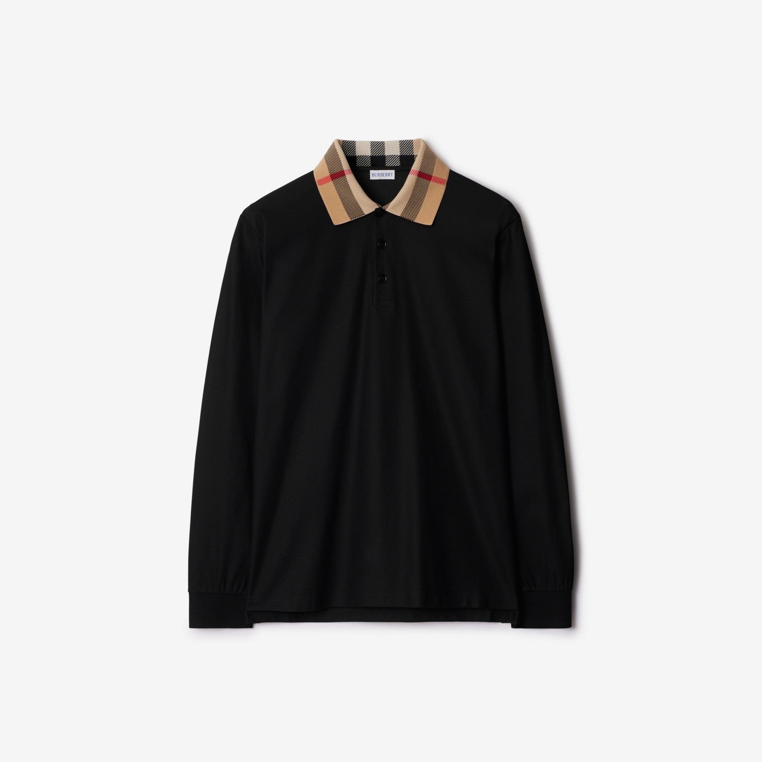 Cotton Polo Shirt - Black