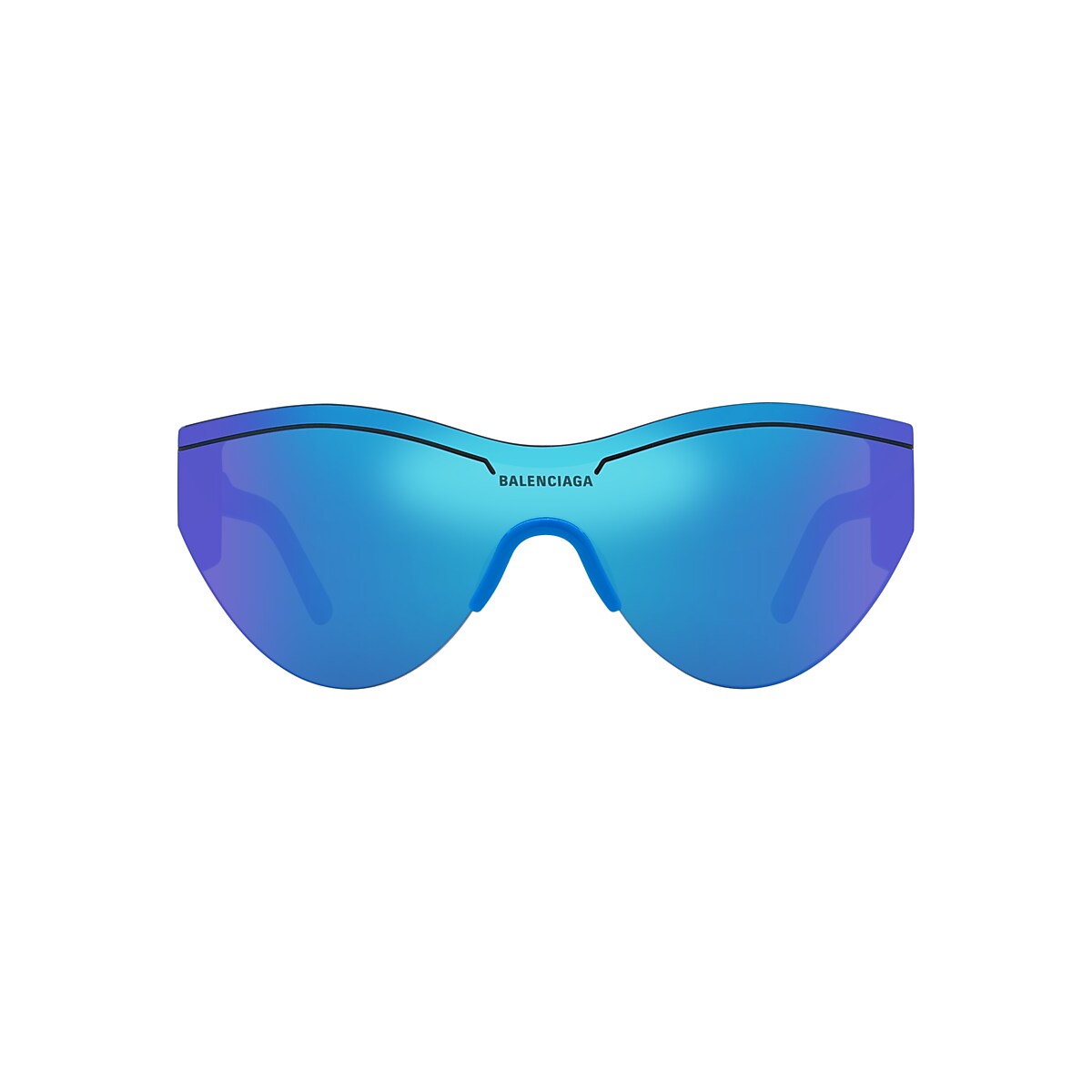 BALENCIAGA BB0004S Blue Light - Unisex Sunglasses, Blue Lens