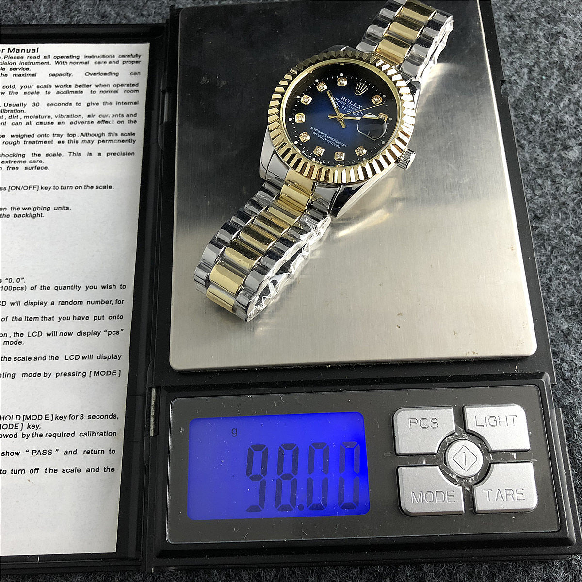 Rolex Datejust 36mm Blue Dial Silver/Golden Bracelet