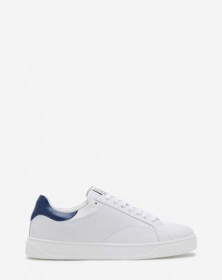 DDB0 LEATHER SNEAKERS - WHITE/DARK BLUE