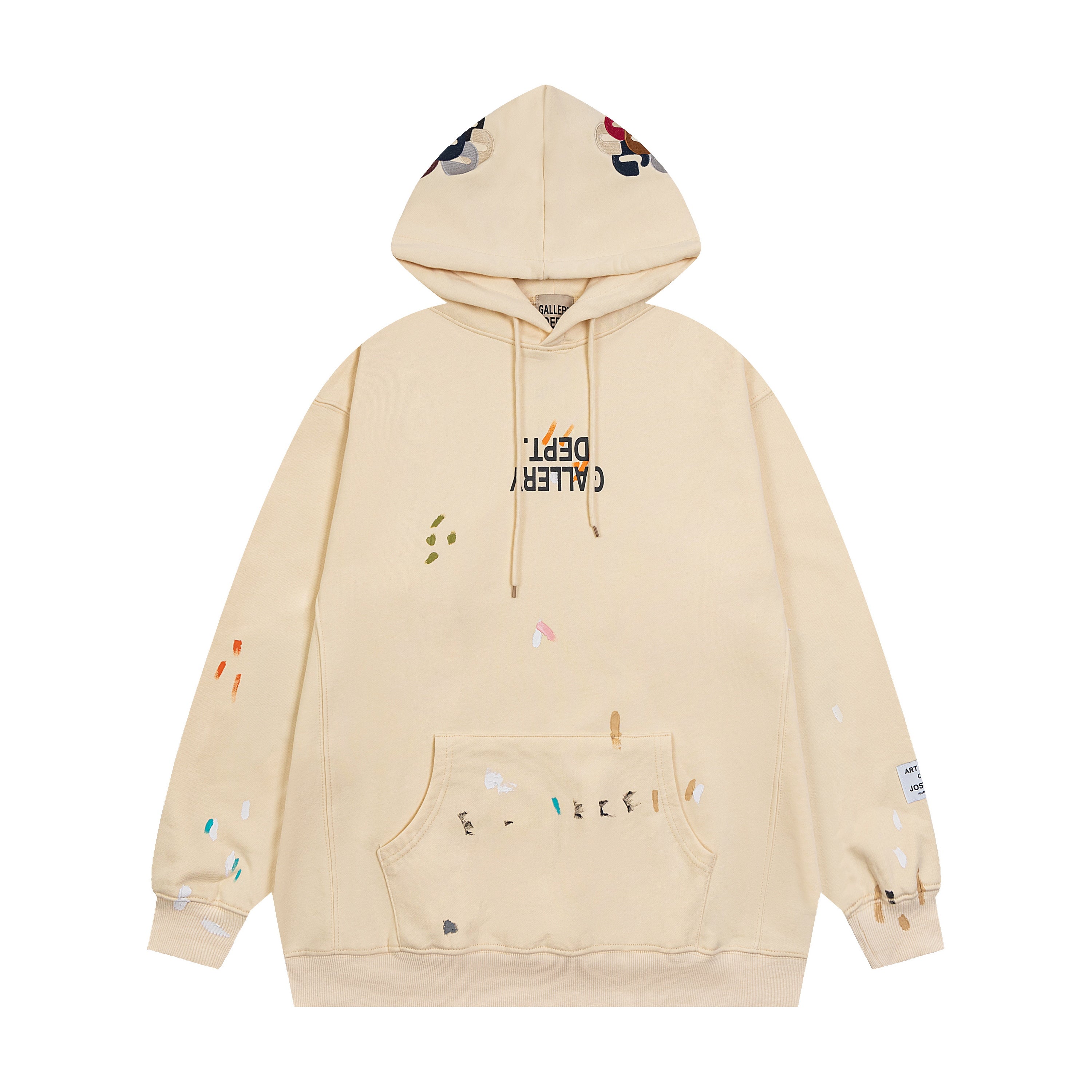 Gallery Dept. Graffiti Hoodie Beige