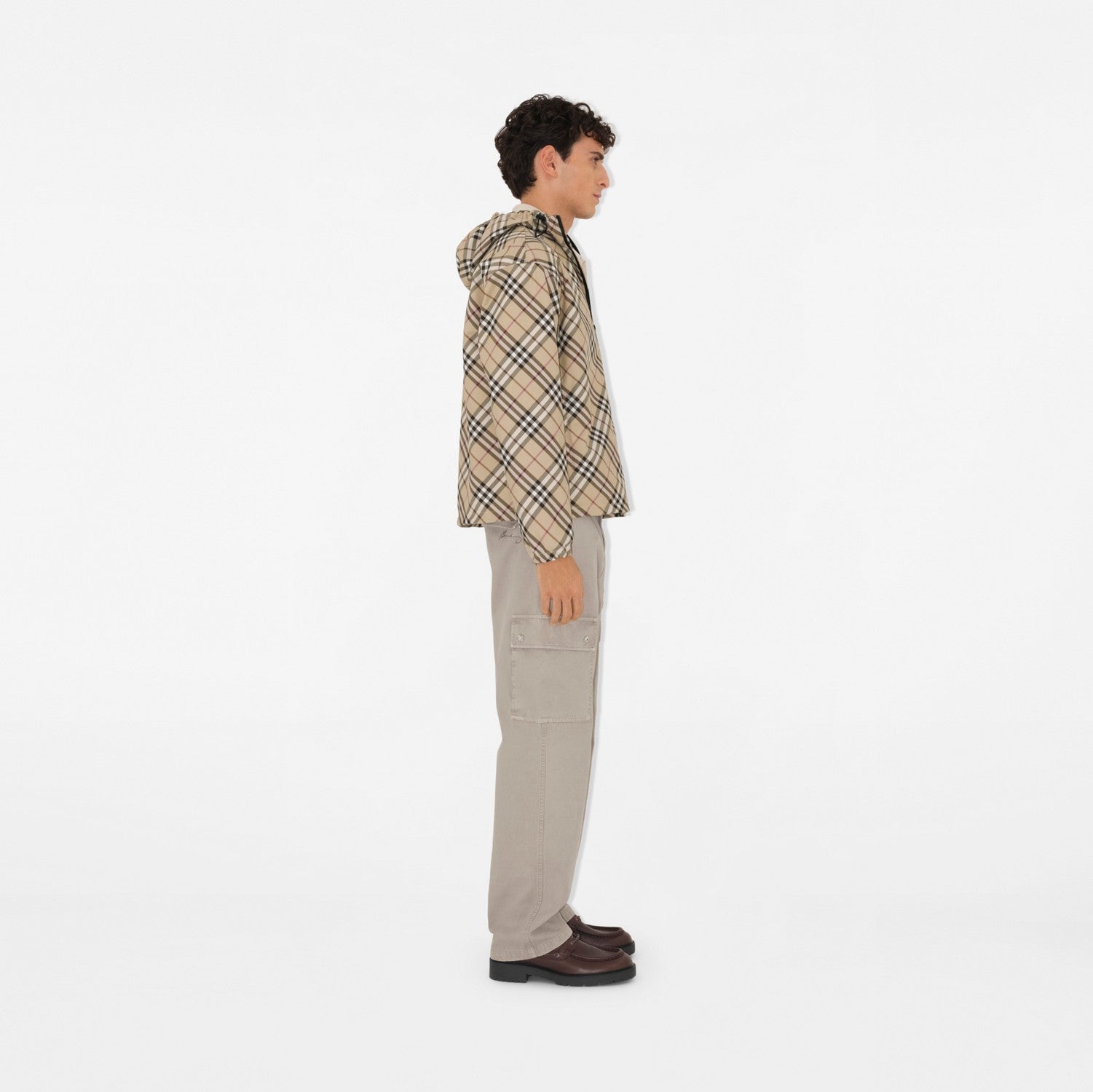 Check Twill Jacket - Alabaster