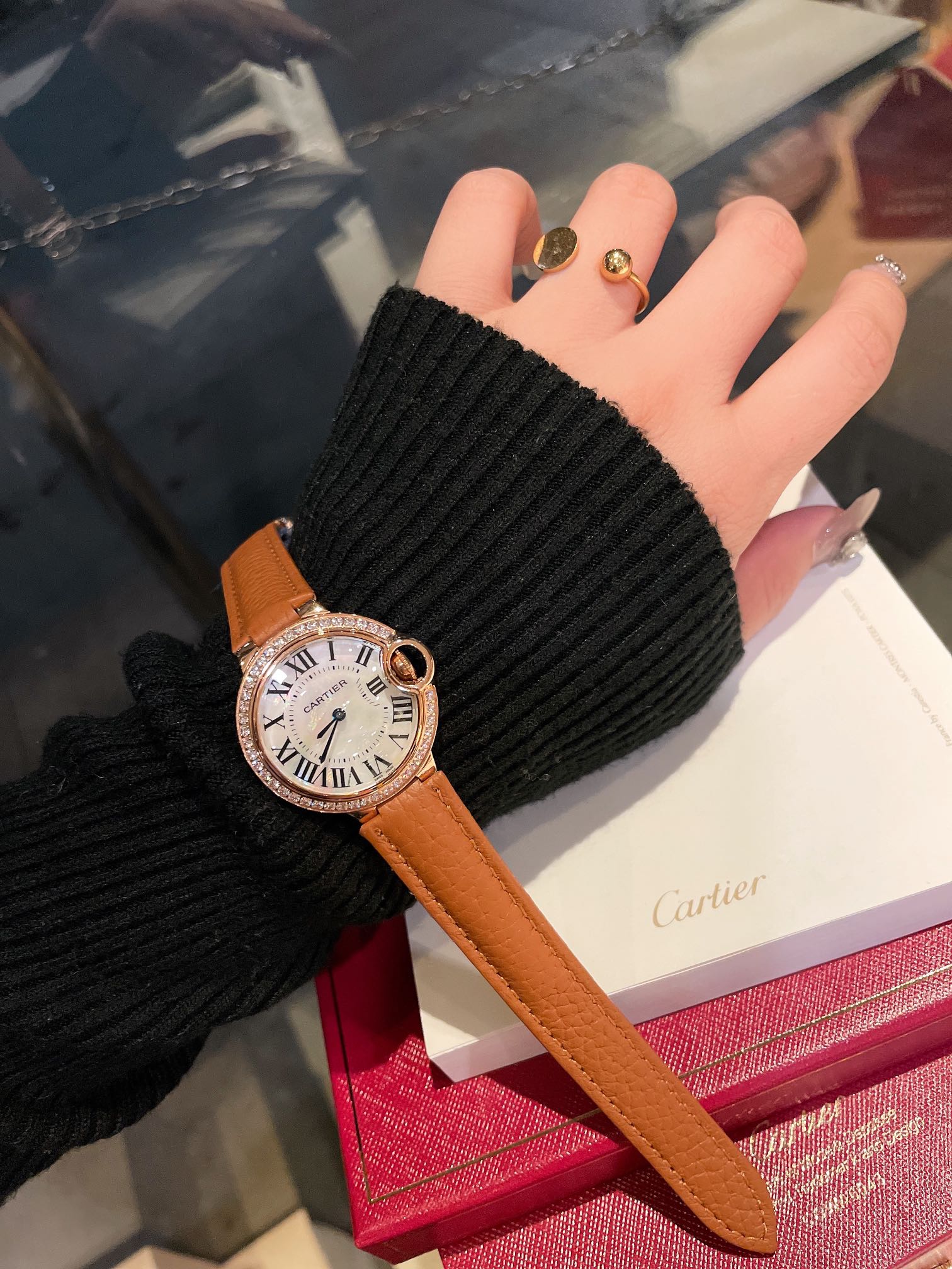 Cartier Ballon Bleu 33mm White Dial