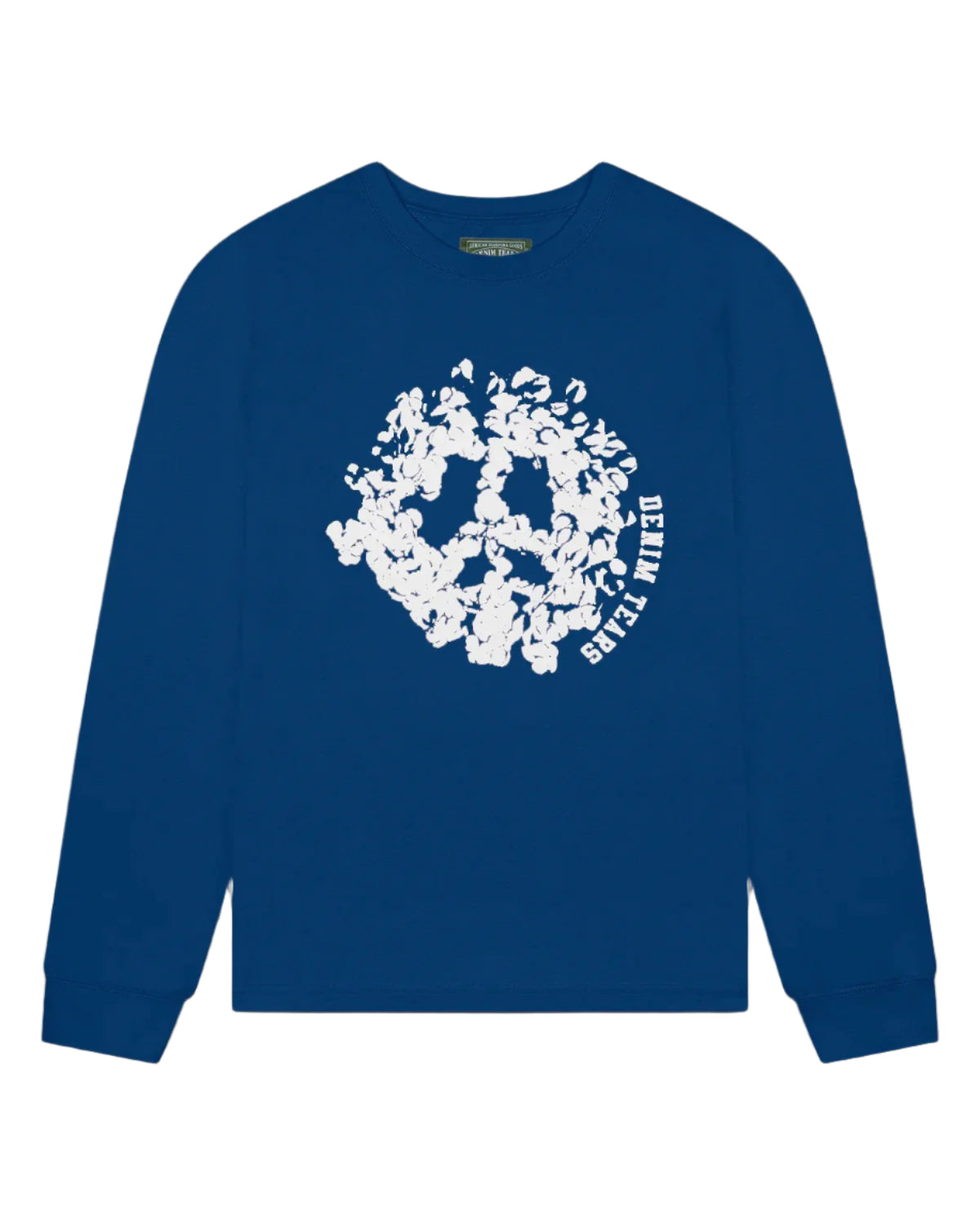 Denim Tears University Long Sleeve Navy Navy