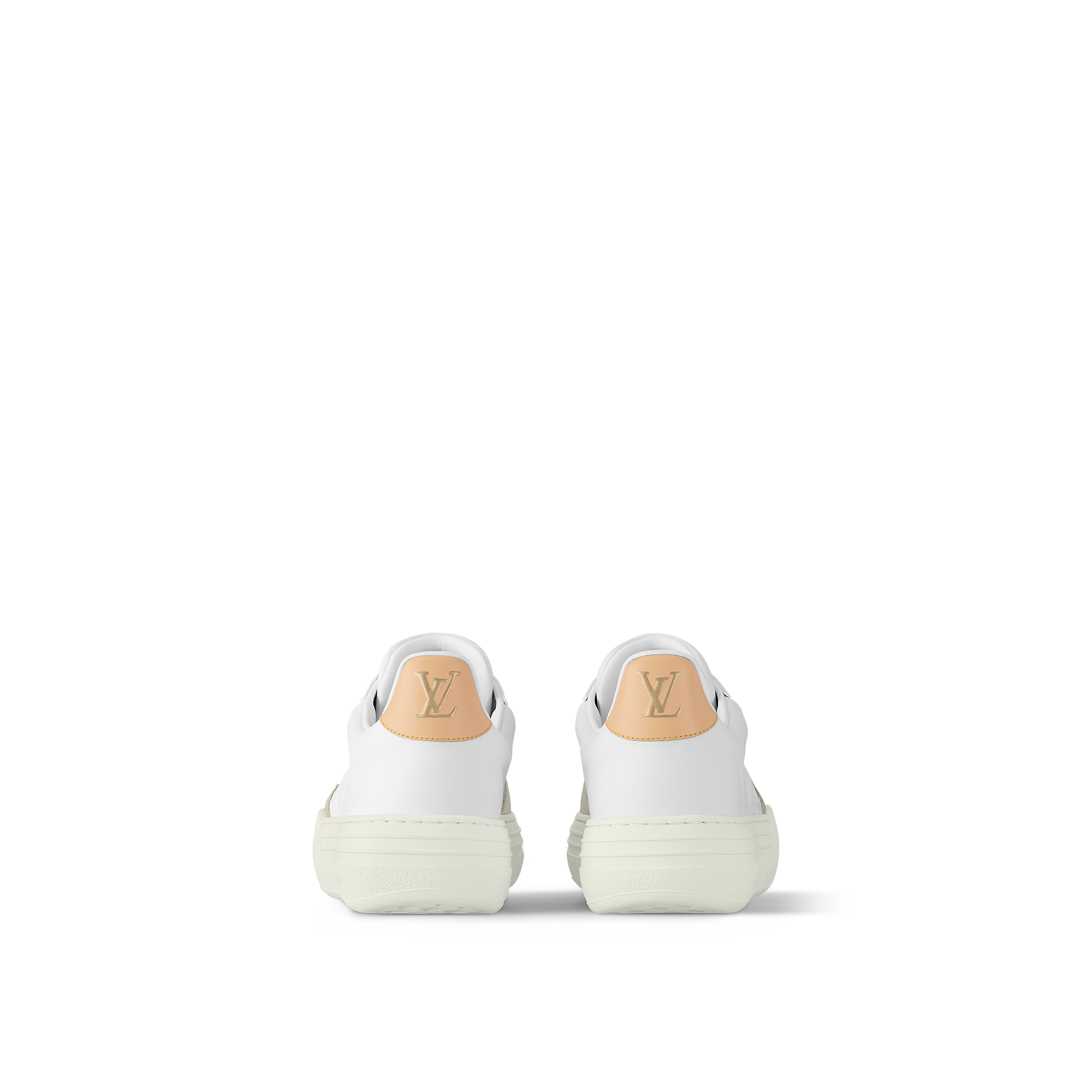 LV Groovy Platform Sneaker - White