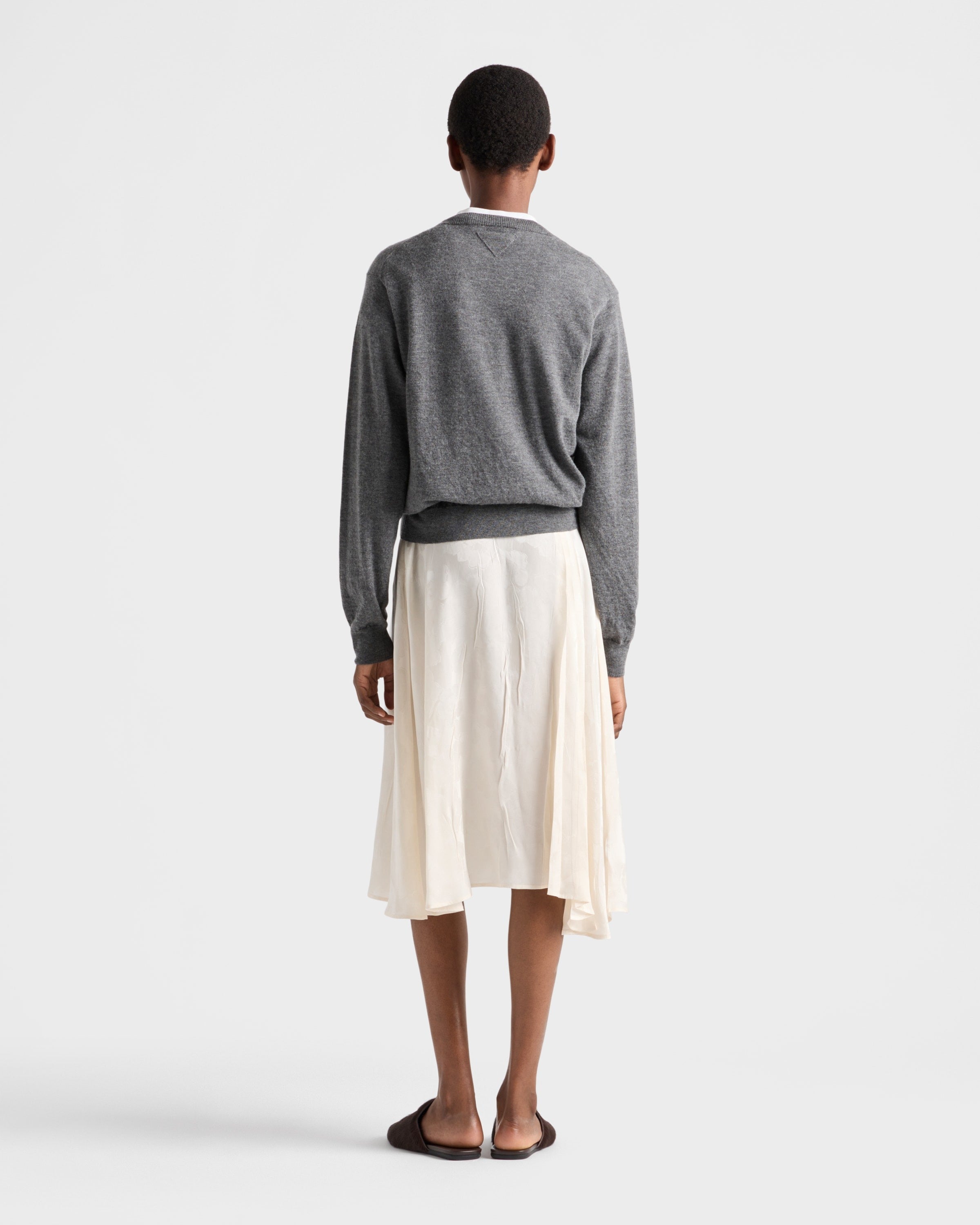 Cashmere crew-neck sweater Slate Gray