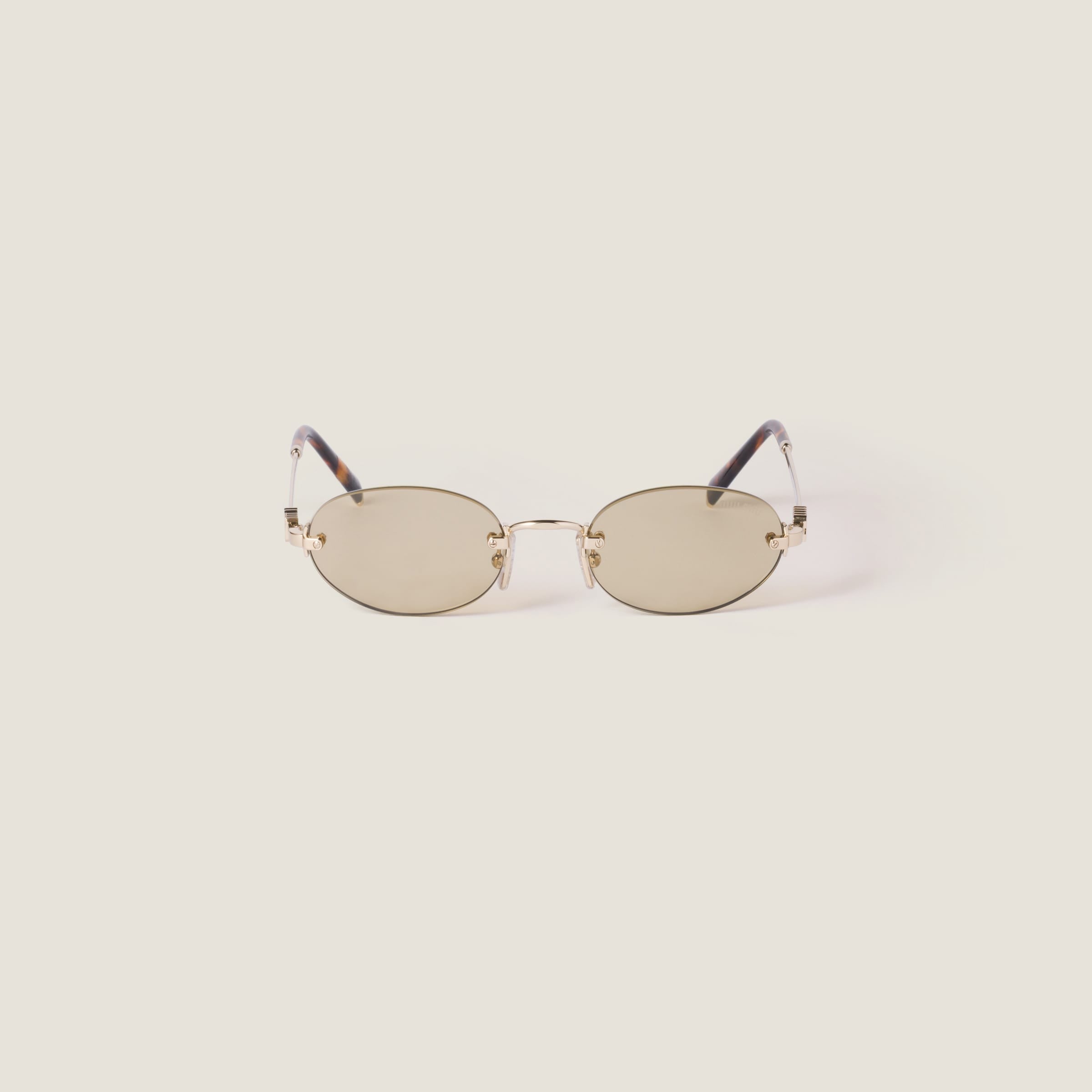 Miu Miu Logo sunglasses Camomile Lenses