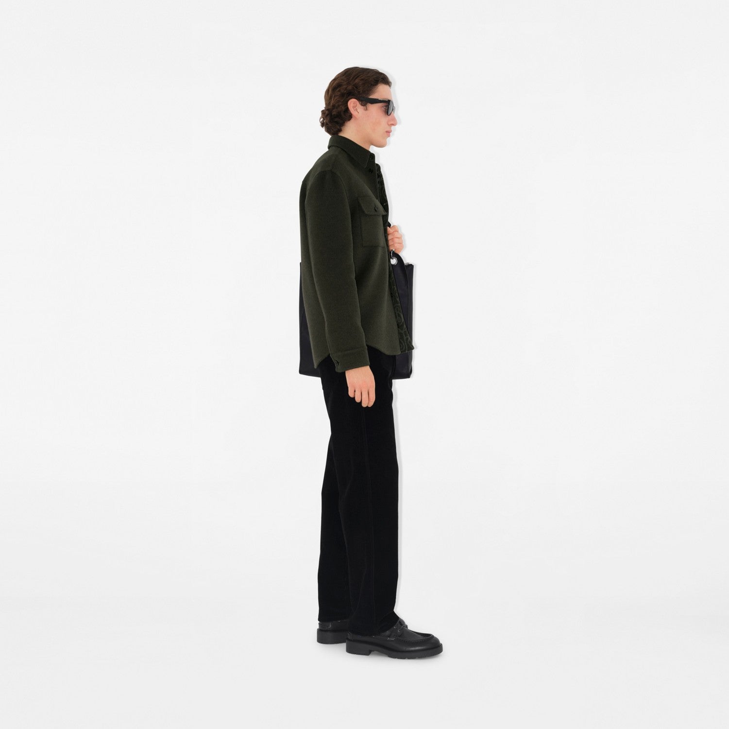 Wool Cashmere Overshirt - Loch/gale