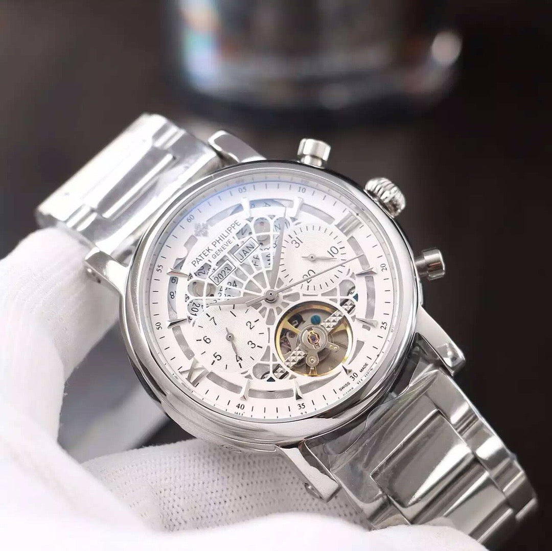 Patek Philippe Grand Complications 40mm White Dial Silver