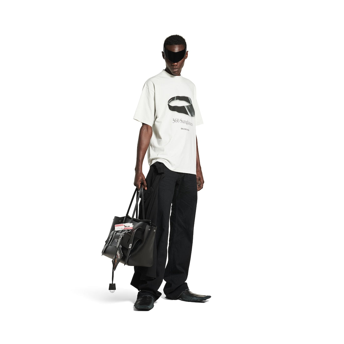 Men's 360 Sunglasses T-shirt Medium Fit in Dirty White