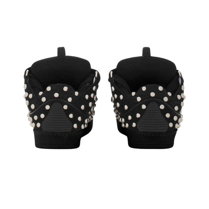 Lanvin Studded Leather Curb Black