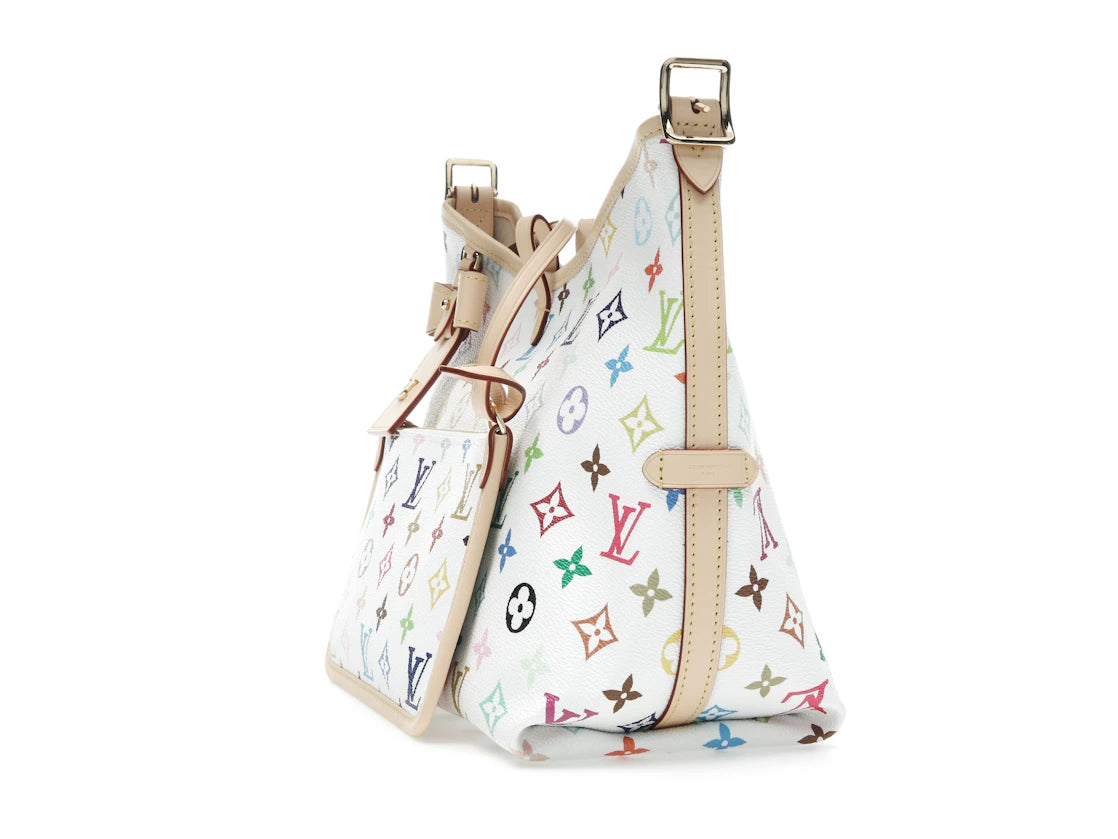 Louis Vuitton x Takashi Murakami CarryAll PM White Multicolored