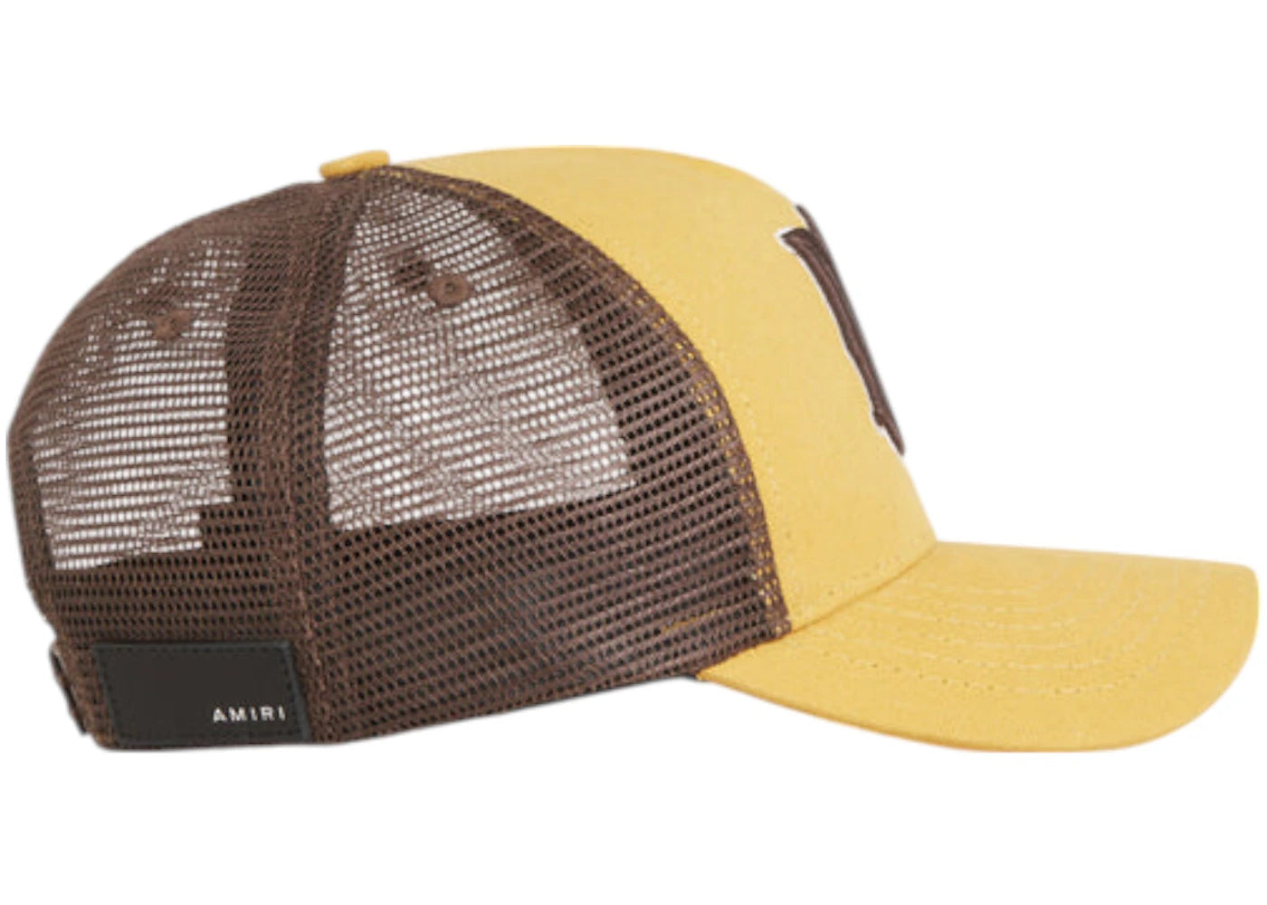AMIRI MA Logo Trucker Cap Chai Tea