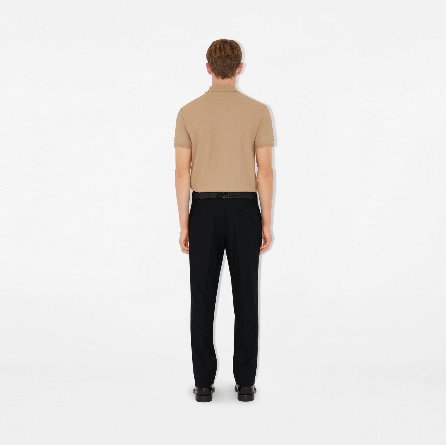 Cotton Polo Shirt - Soft fawn