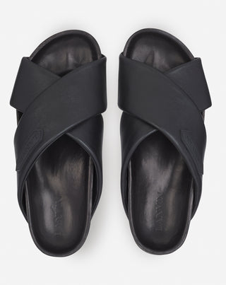 LANVIN TINKLE SANDALS IN LEATHER - BLACK