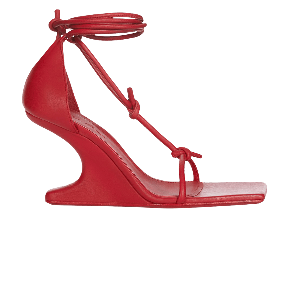 Rick Owens Wmns Lido Cantilever 8 T Straps Sandal 'Cardinal Red'
