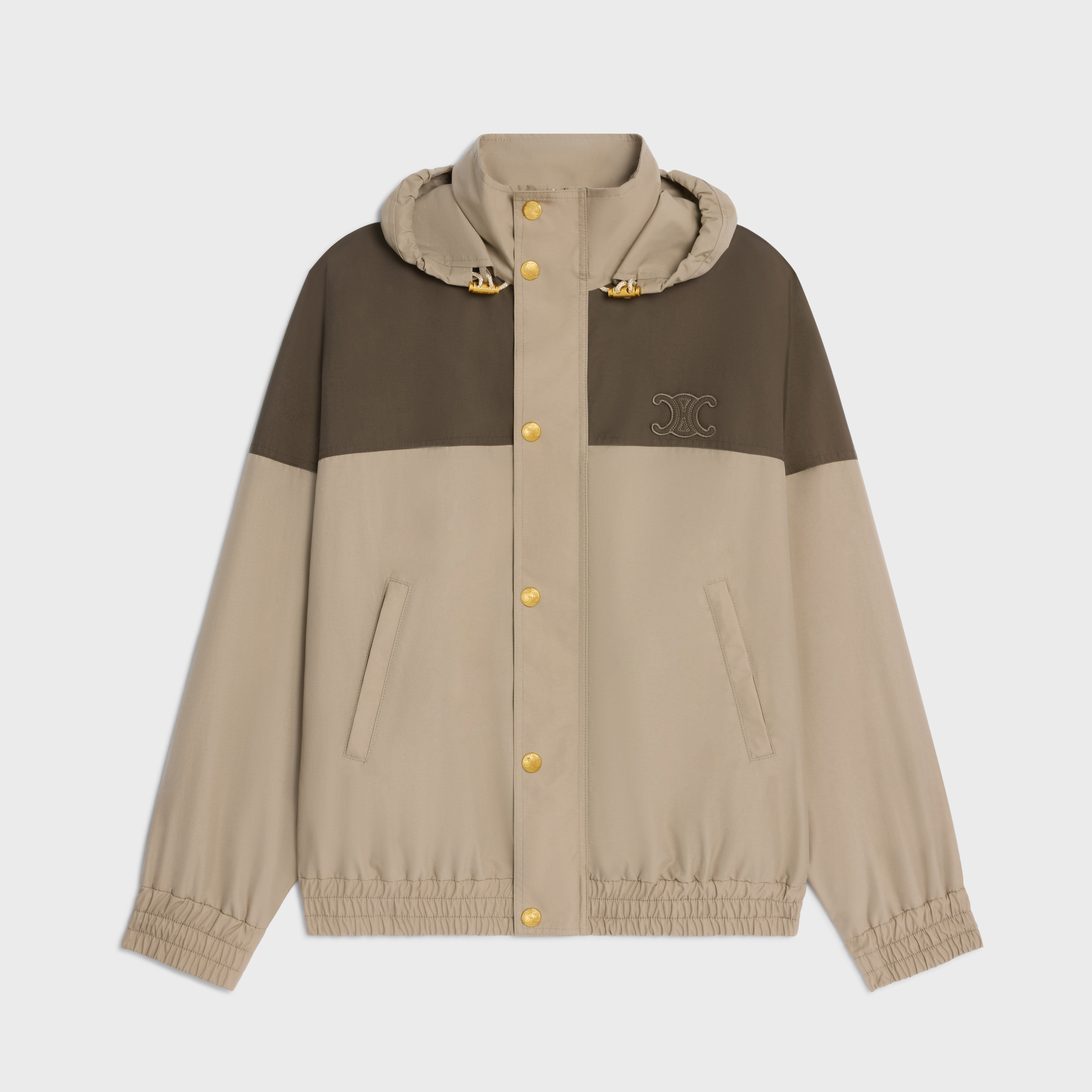 TRIOMPHE WINDBREAKER IN NYLON - BEIGE