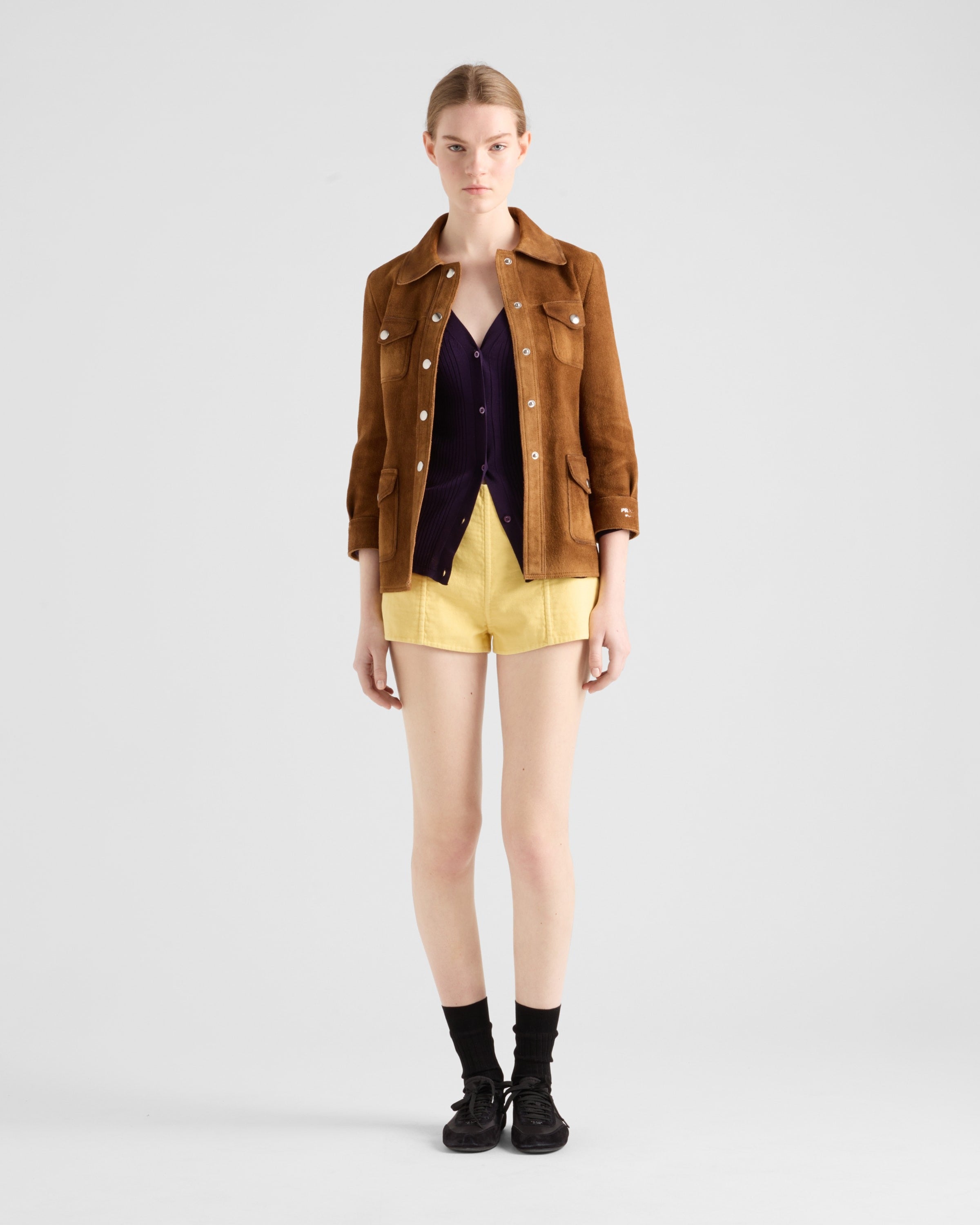 Cotton cardigan Violet