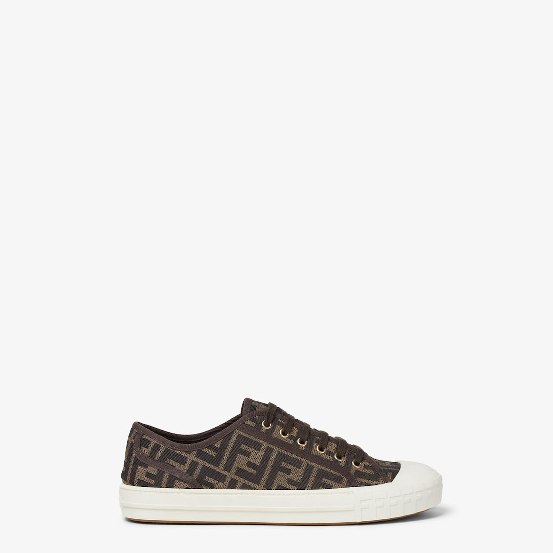 Domino Trainers FF Jacquard Fabric Low-Tops