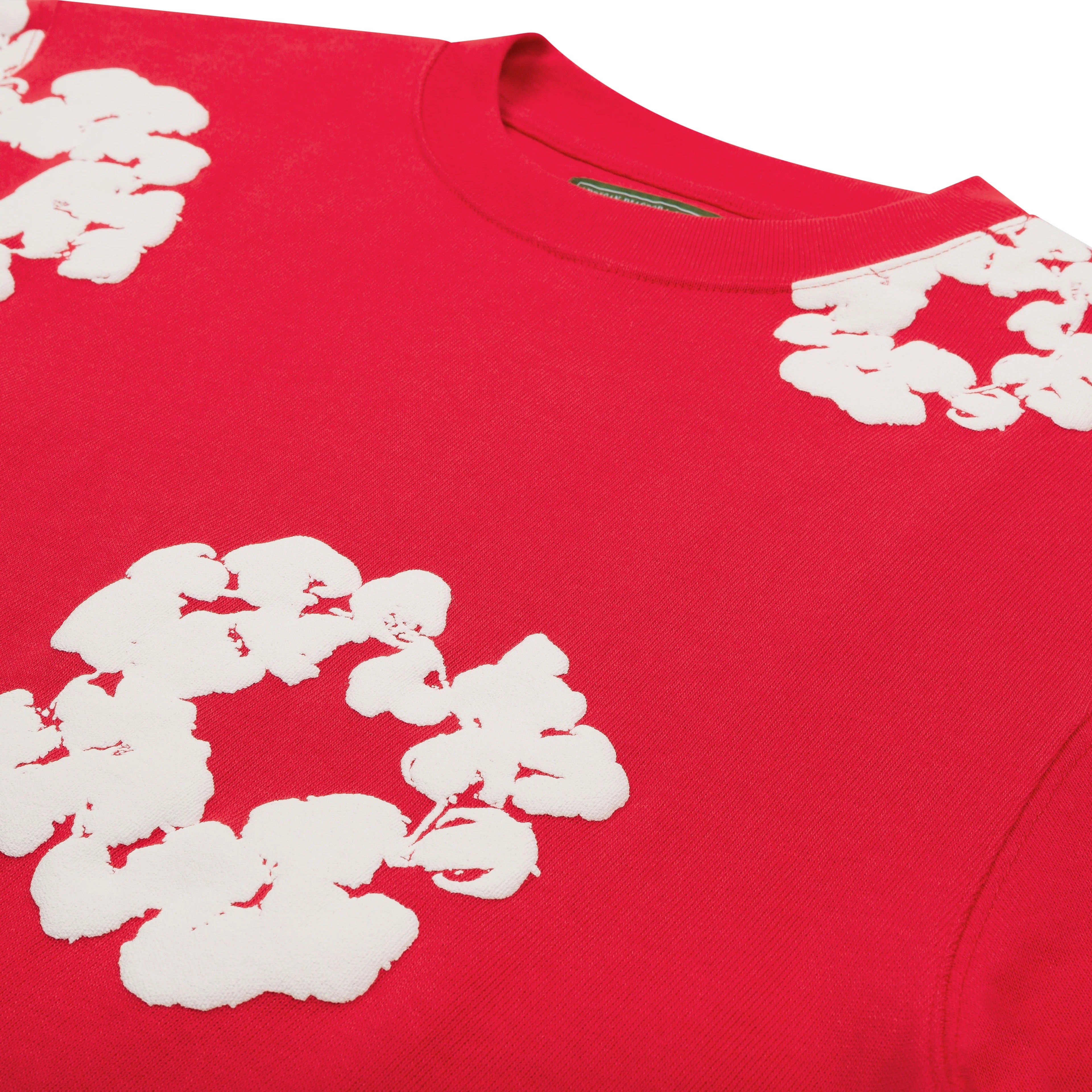 Cotton Wreath Long Sleeve Red Red
