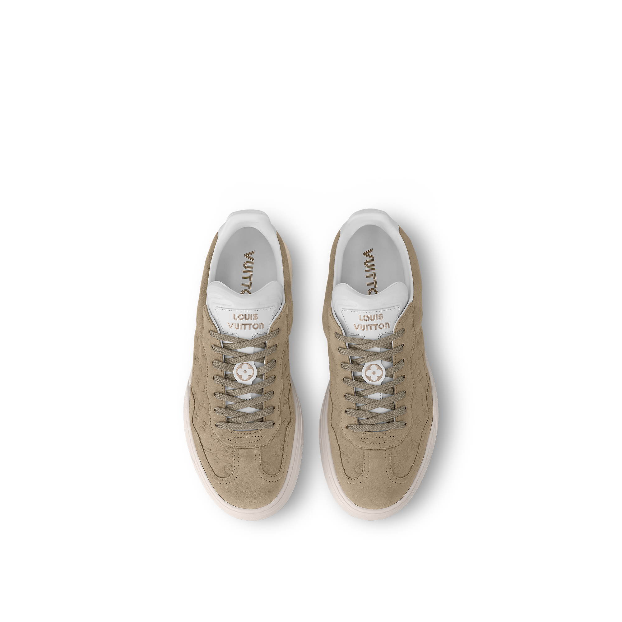 LV Groovy Platform Sneaker - Beige