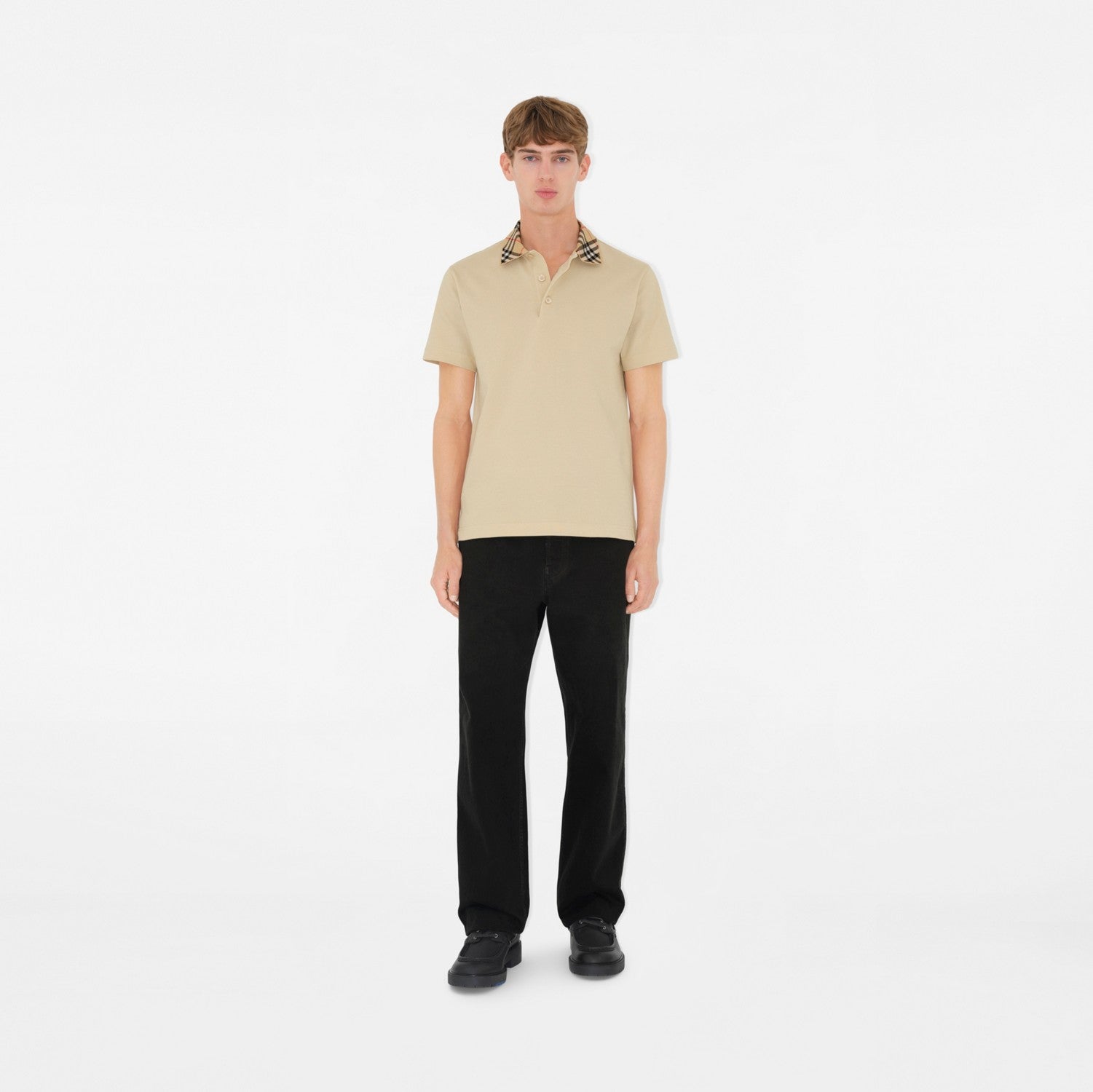 Cotton Polo Shirt - Nutmeg