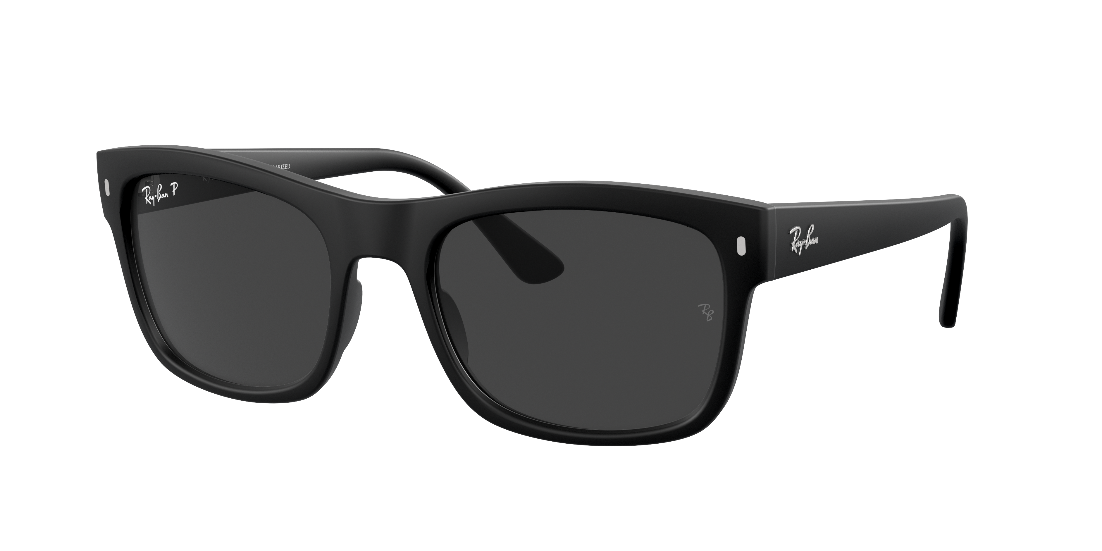 RAY-BAN RB4428 Black - Unisex Sunglasses, Black Lens