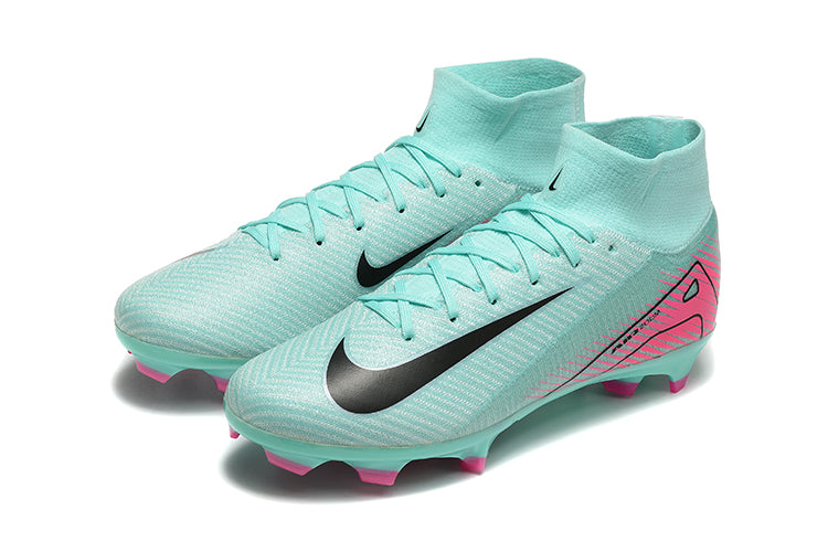 Nike AIR Zoom Mercurial Vapor 16 Elite High-Top Blue Pink