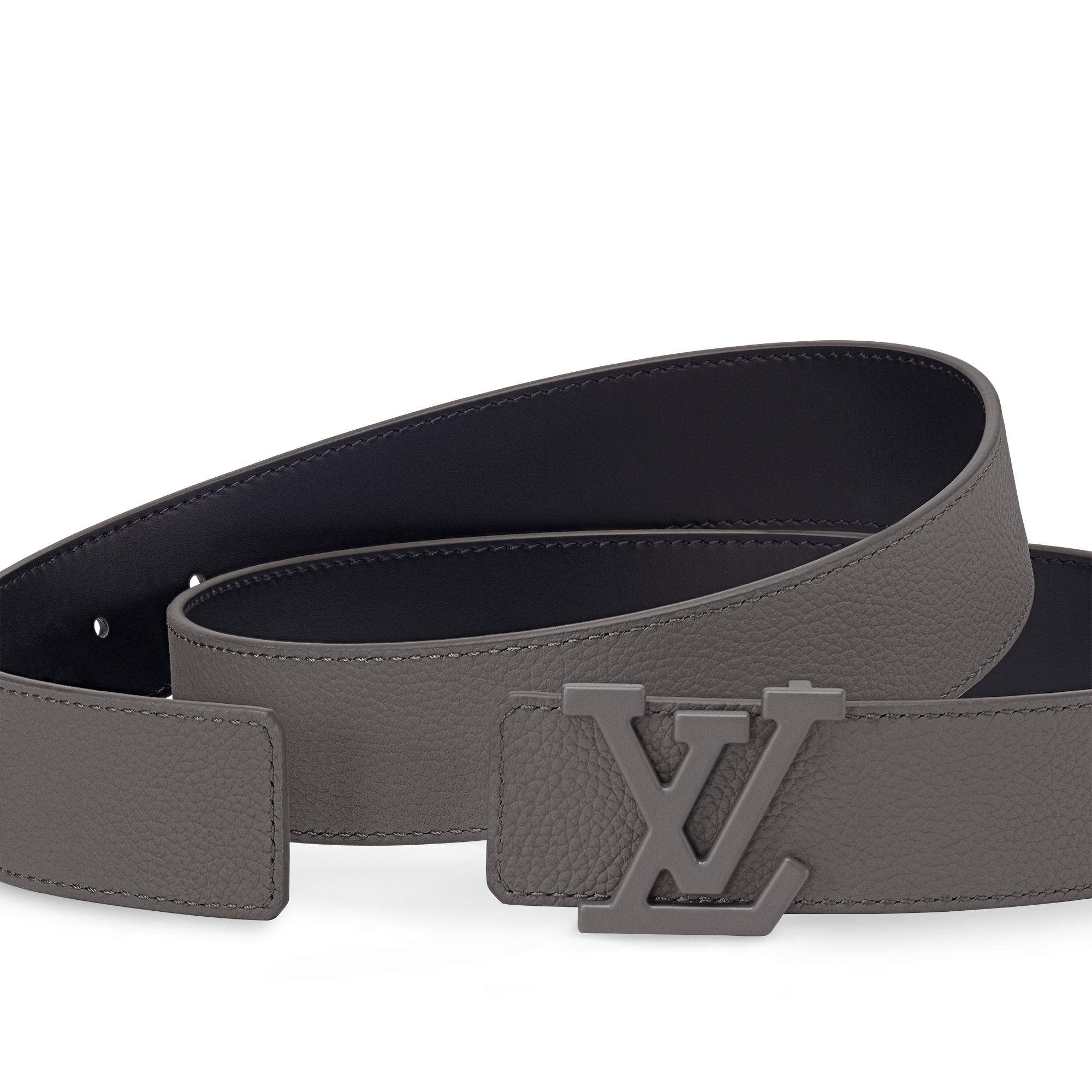 LV Aerogram 35mm Reversible Belt Other Leathers - Kaki