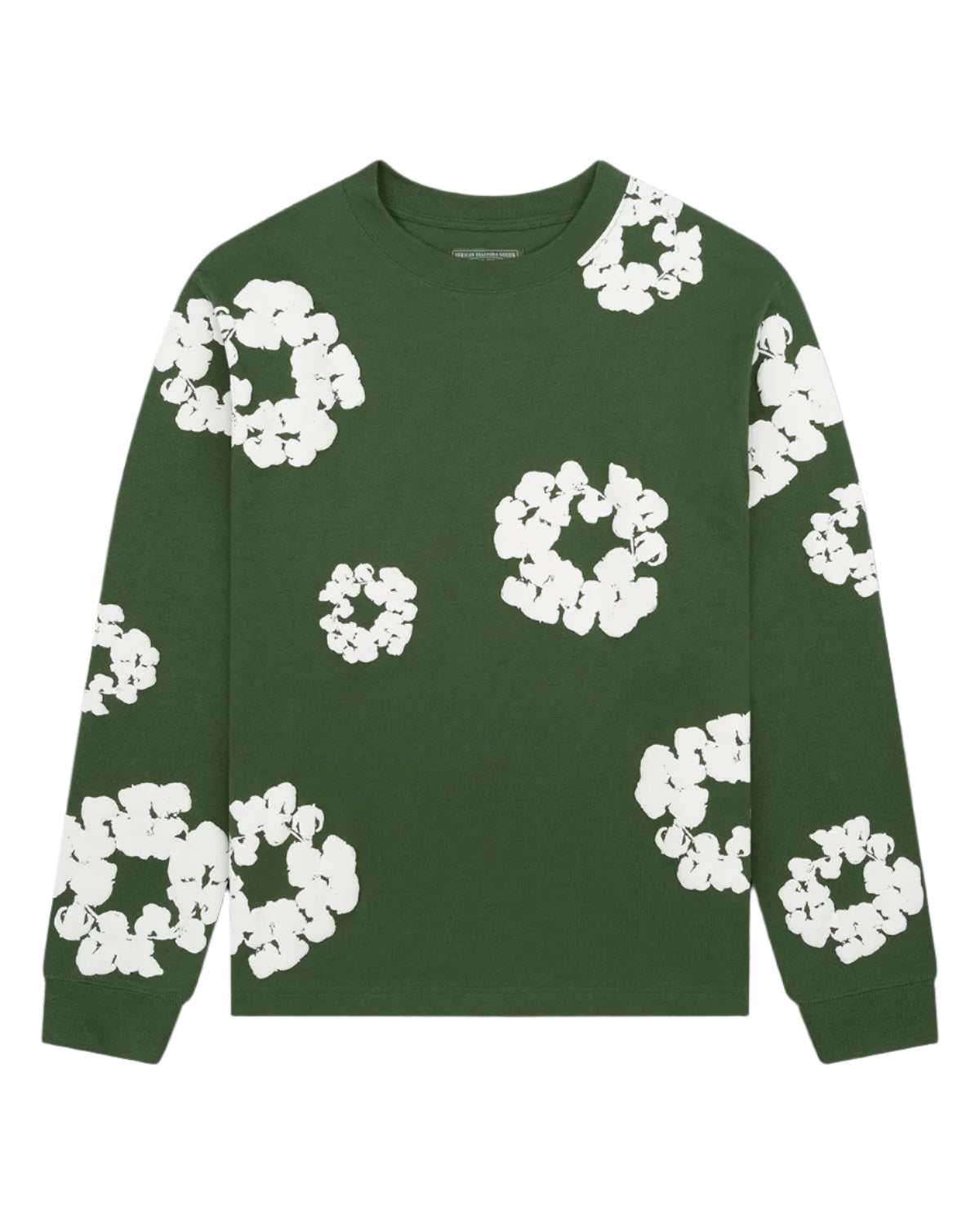 Cotton Wreath Long Sleeve Green Green