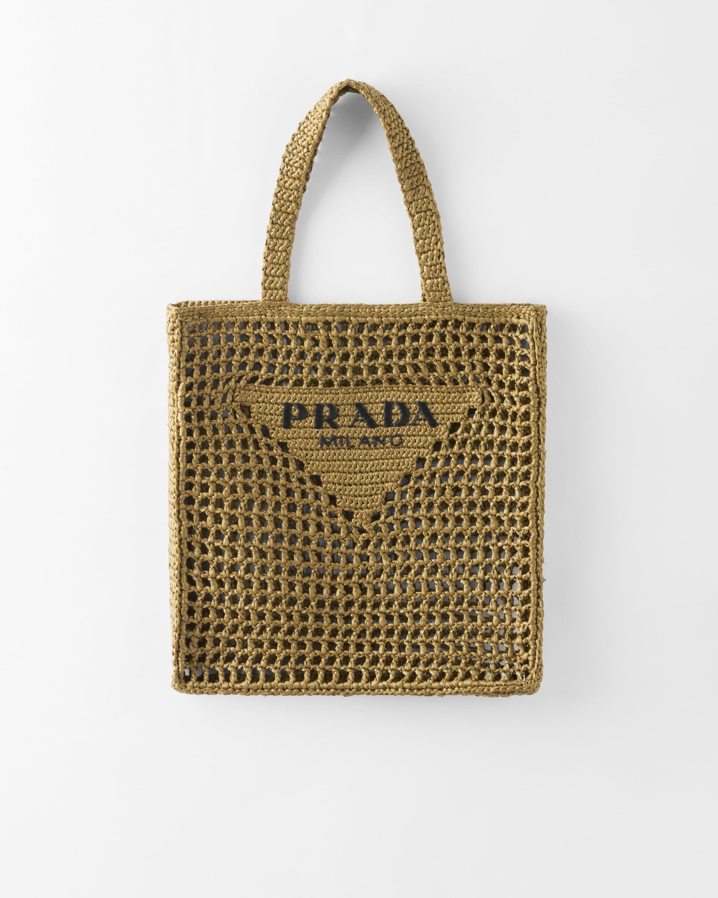 Crochet tote bag Olive Green