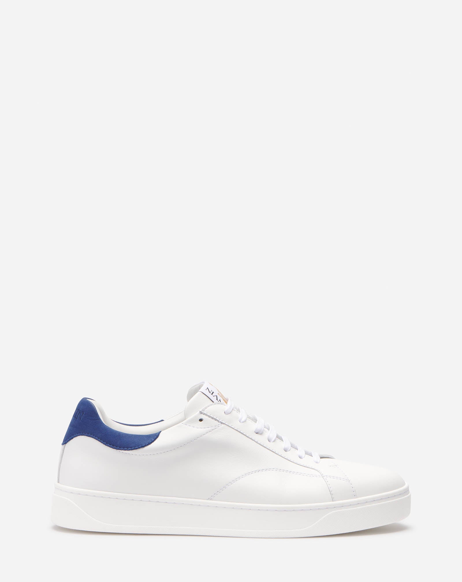 LEATHER DDB0 SNEAKERS - WHITE/BLUE