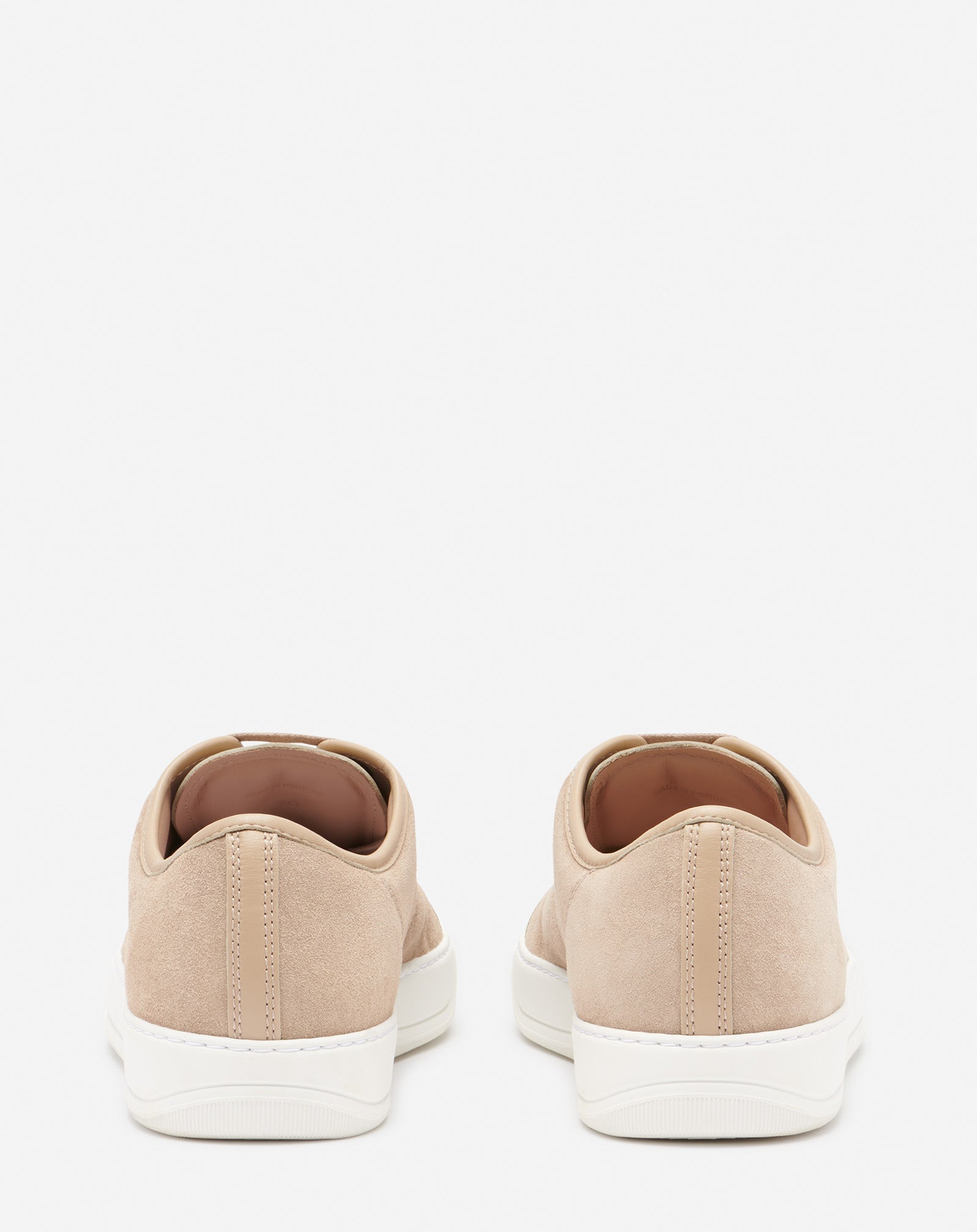 DBB1 LEATHER AND SUEDE SNEAKERS - TAUPE