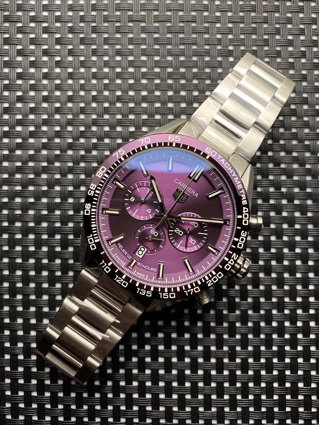 Tag Heuer Carrera 44mm Violet Dial