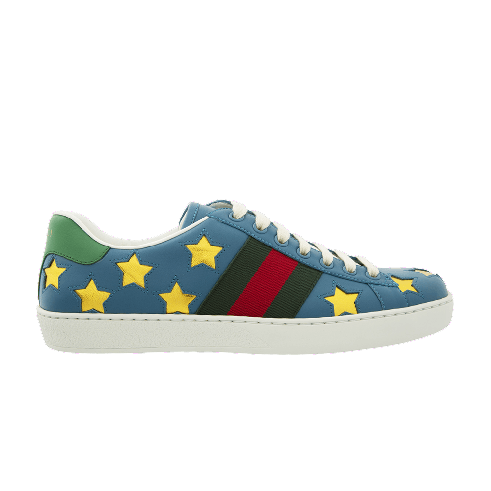 Gucci New Ace 'Stars - Blue Gold'