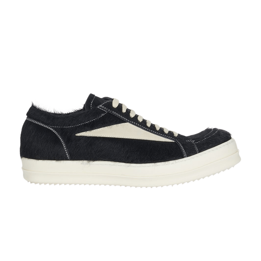 Rick Owens Lido Runway Vintage Sneaker 'Black Milk'