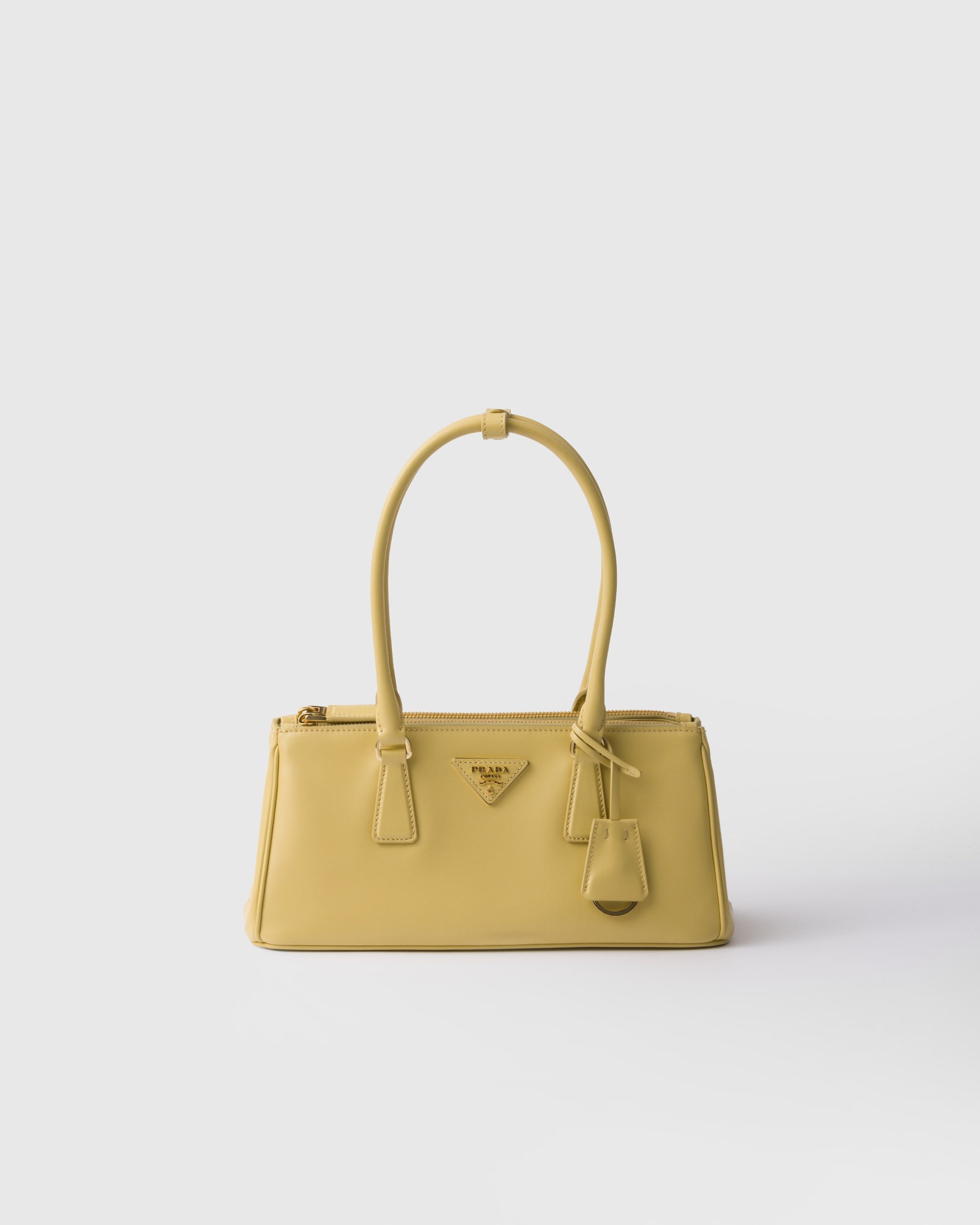 Medium Prada Galleria leather bag Vanilla
