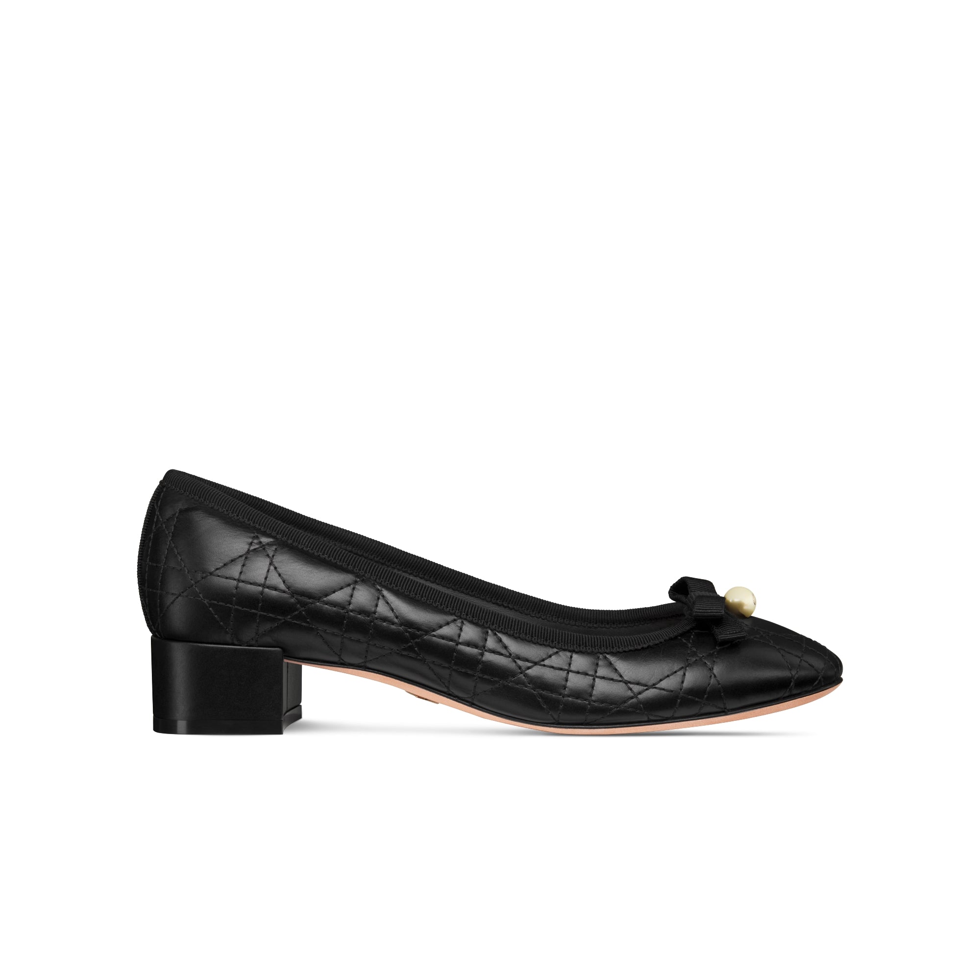 Dior Ballet Pump - Black Quilted Cannage Calfskin