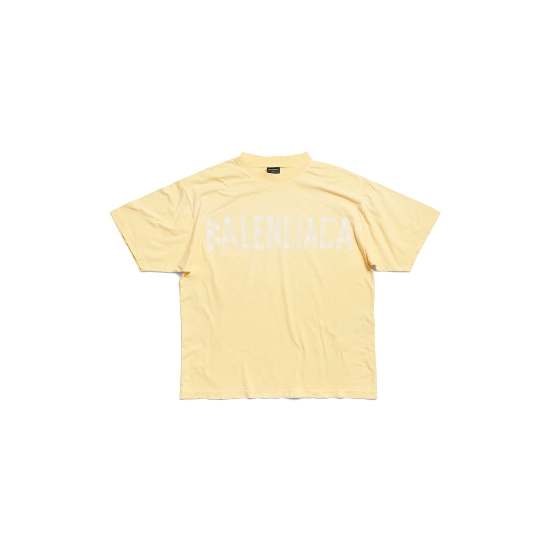 Tape Type Tr T-shirt Medium Fit in Yellow