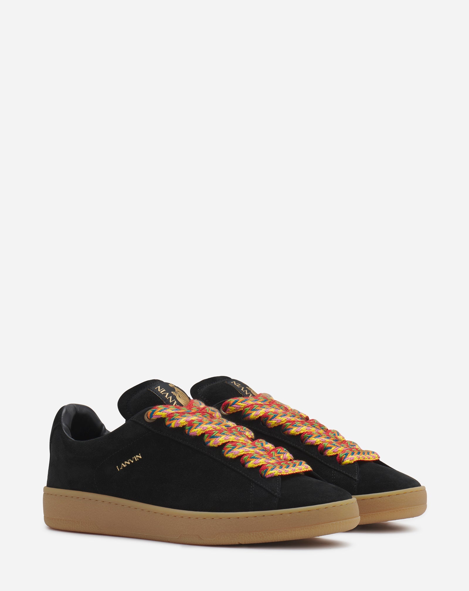 SUEDE CURB LITE SNEAKERS - BLACK