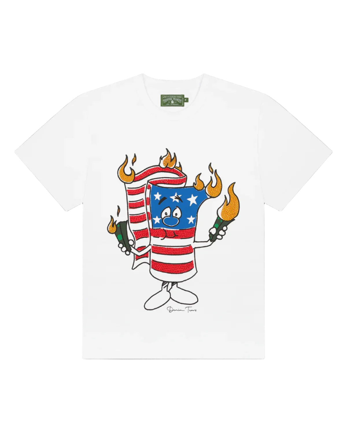 Firecracker Tee White White