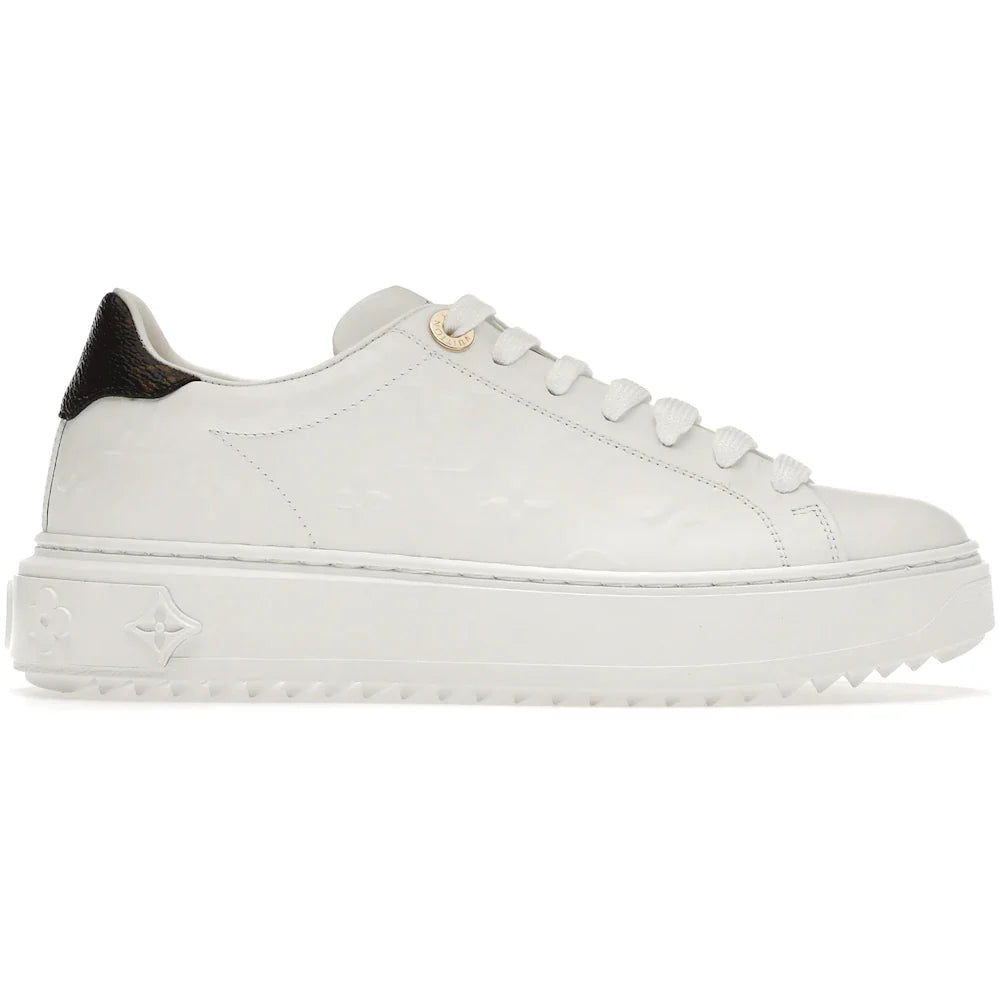 Louis Vuitton Time Out Debossed Monogram Leather White White (Women's)
