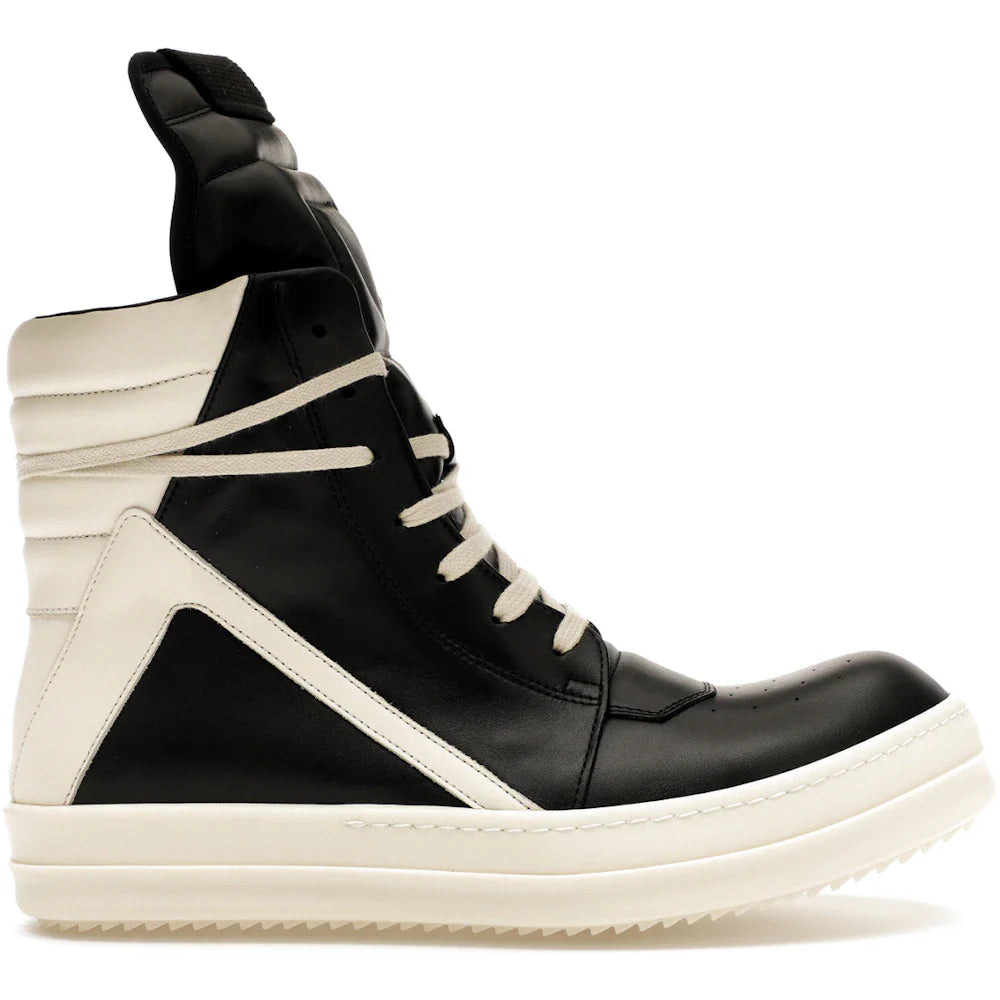 Rick Owens Luxor Geobasket Black Milk