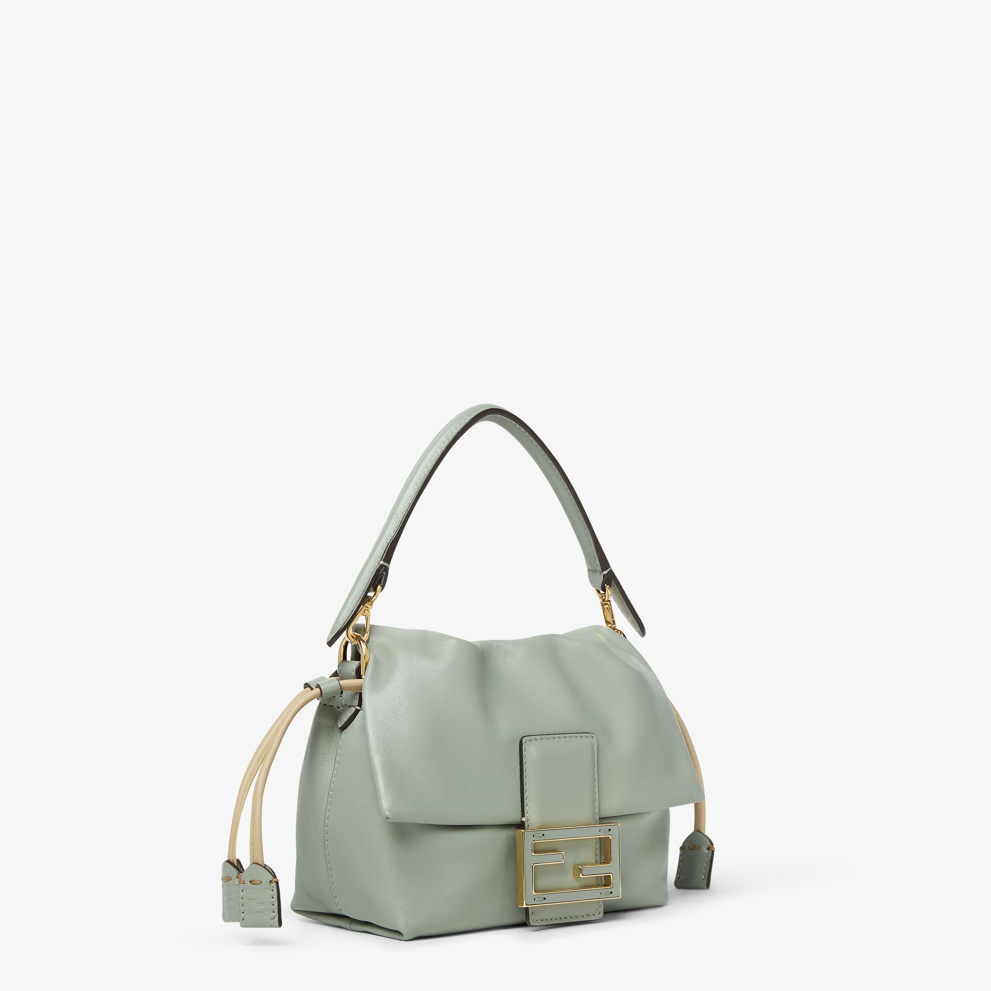 Mamma Baguette Small Matcha green nappa leather mini-bag