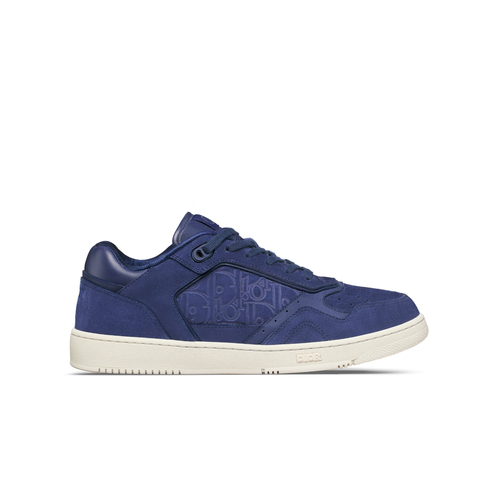 B27 Low-Top Sneaker - Navy Blue Suede and Navy Blue Dior Gravity Suede