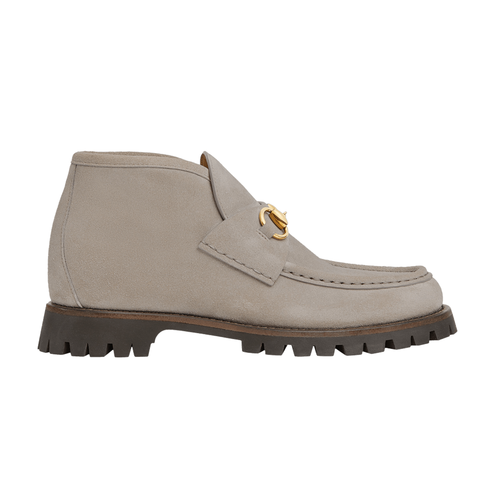 Gucci Wmns Horsebit Ankle Boot 'Light Beige'